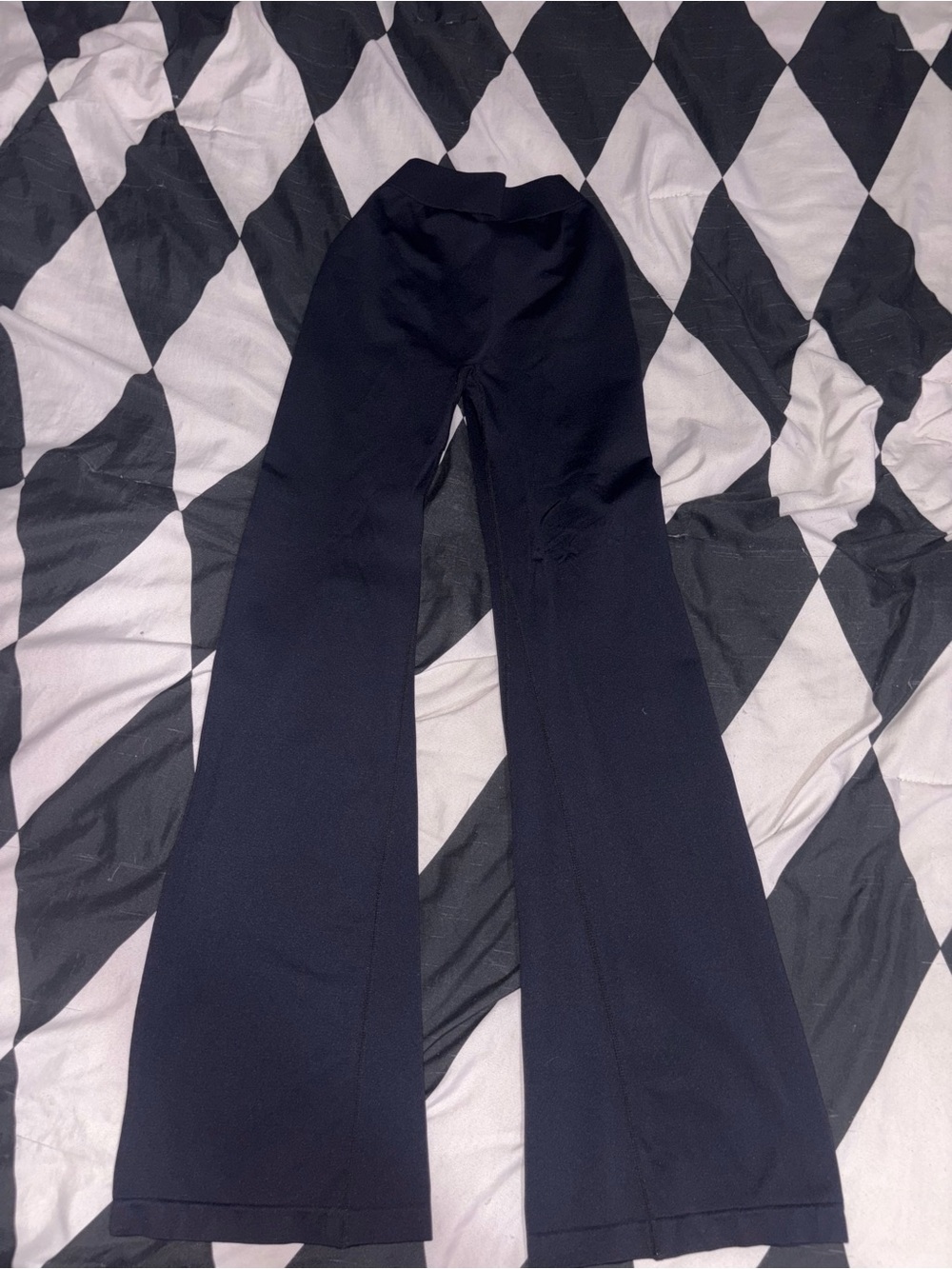 Black Flared Pants